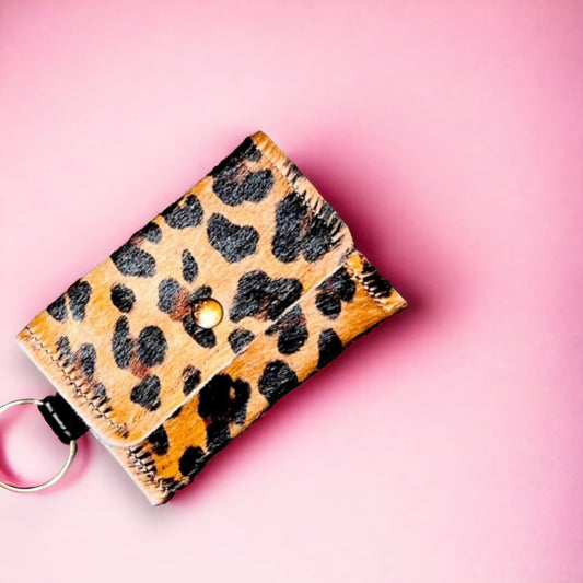 Wallet Jaguar Print Cowhide Hair (One)