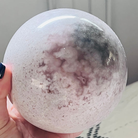 Incredible Pink Amethyst Crystal Sphere 5lbs