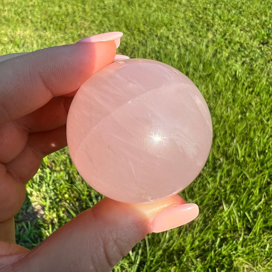 Rose Quartz Crystal Sphere