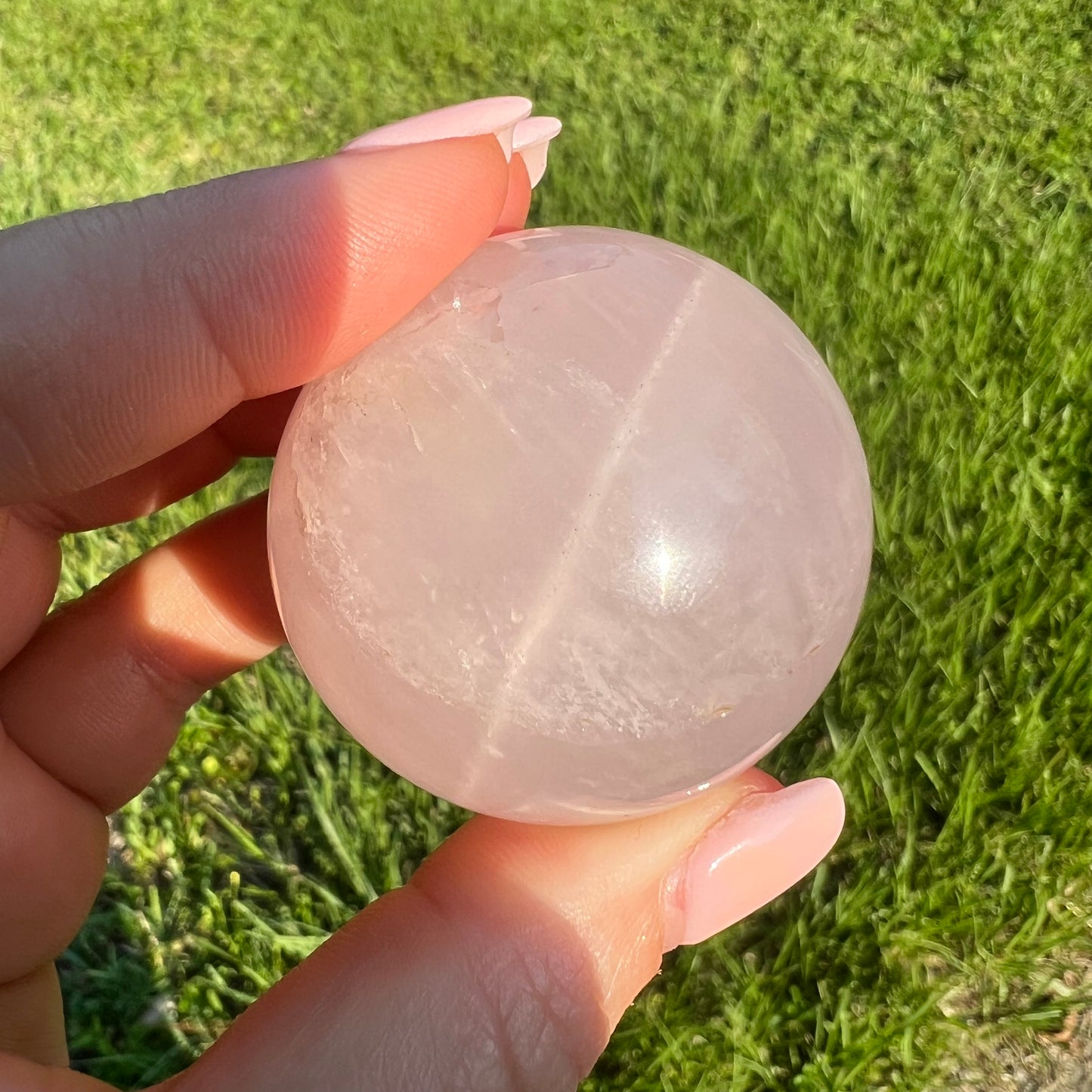 Rose Quartz Crystal Sphere