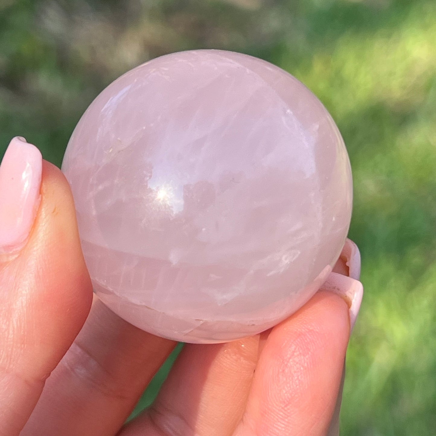 Rose Quartz Crystal Sphere