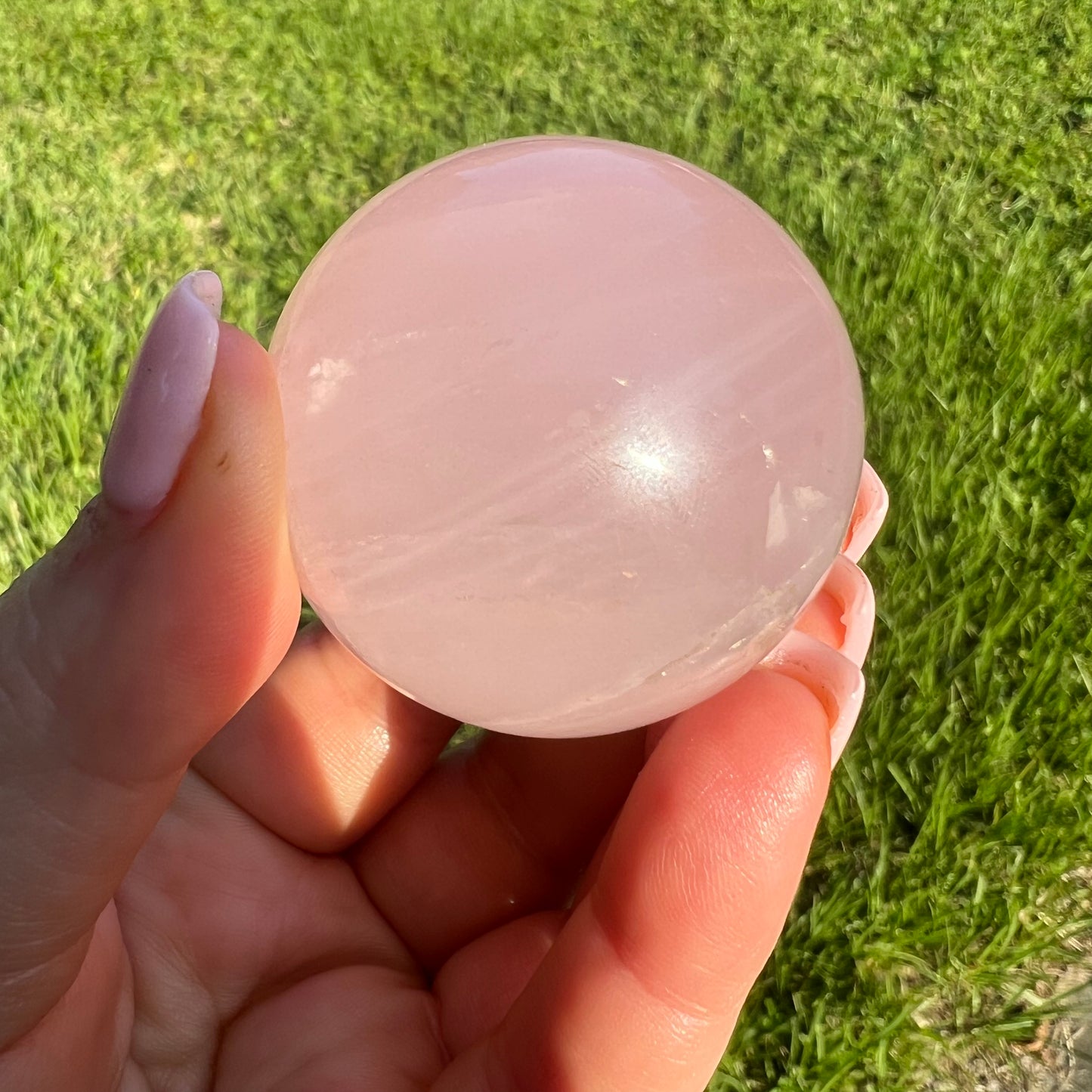 Rose Quartz Crystal Sphere